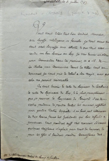 Jacques Pierre Charles Abbatucci – Traces Écrites : lettres autographes
