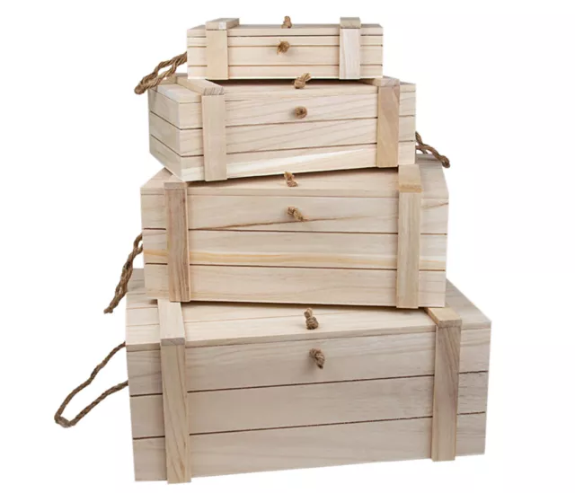 Holzboxen Holzkisten Aufbewahrungsboxen  Kiste Regal Schatulle Truhe Box