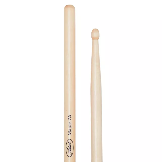 Artist DSM7A Maple Drumsticks with Wooden Tips 6 Pack 3