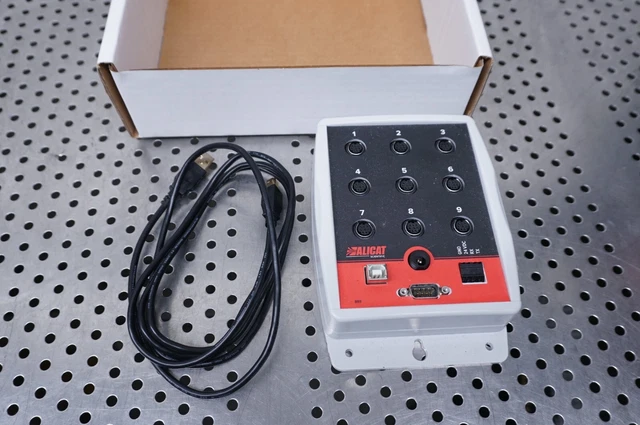 Alicat BB9, 9-position multi-drop breakout box for RS-232