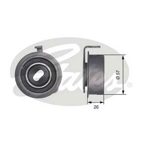 GATES Galet tendeur de courroie de distribution Poulie-tendeur T41241 26mm 57mm