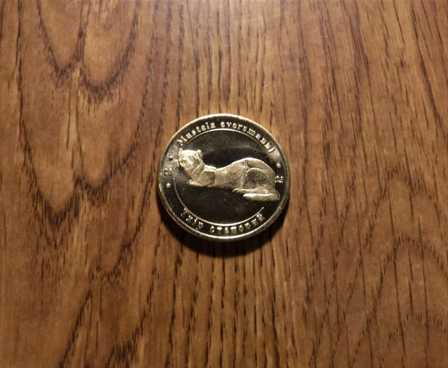 One Ukriane 1 Hryven 2023 Steppe Ferret Unc. Coin