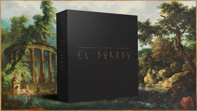 THE ISLAND OF EL DORADO Kickstarter first edition strategic board game Black Box