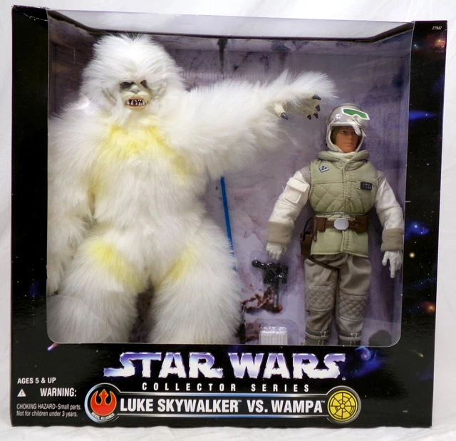 Figurine Star Wars 30 Cm - Luke Skywalker & Wampa - Action Collection 1997 - Neuf