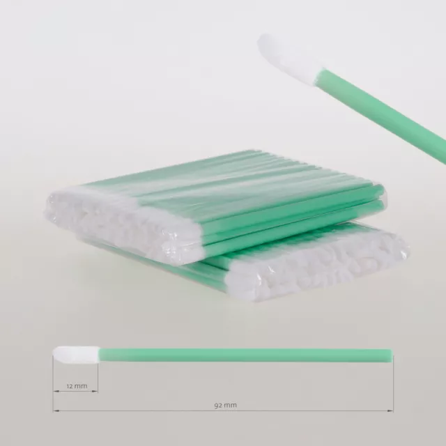Microfibre Tampons de Nettoyage Pour Extension Cils sans Peluche 100 Pièce Vert