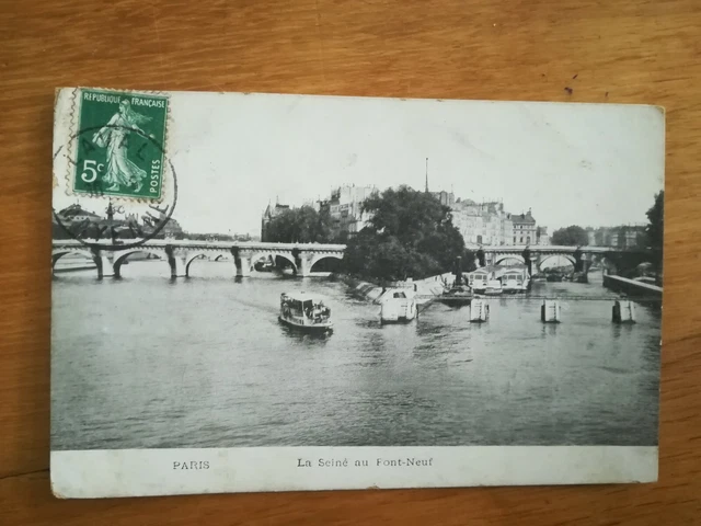 CPA - Paris - La Seine To Bridge New - 1908