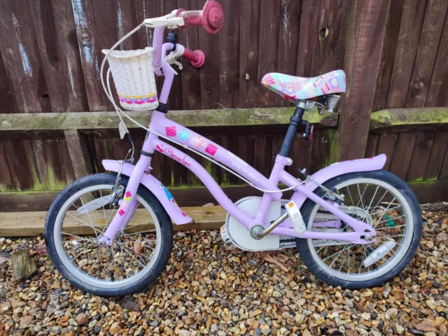 16" apollo Charry Lane Kids Children Girls Bike Good Condition With Basket