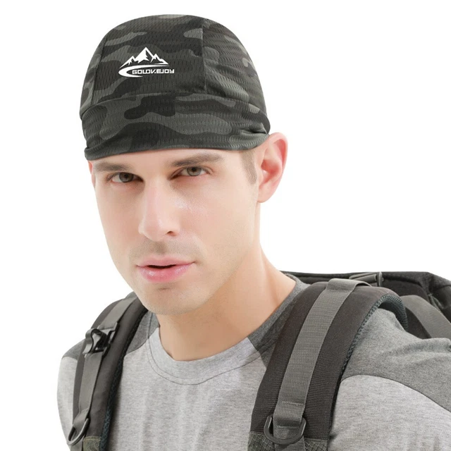 Casquette de vélo élégante à sec rapide pour casque moto doublure vélo chap
