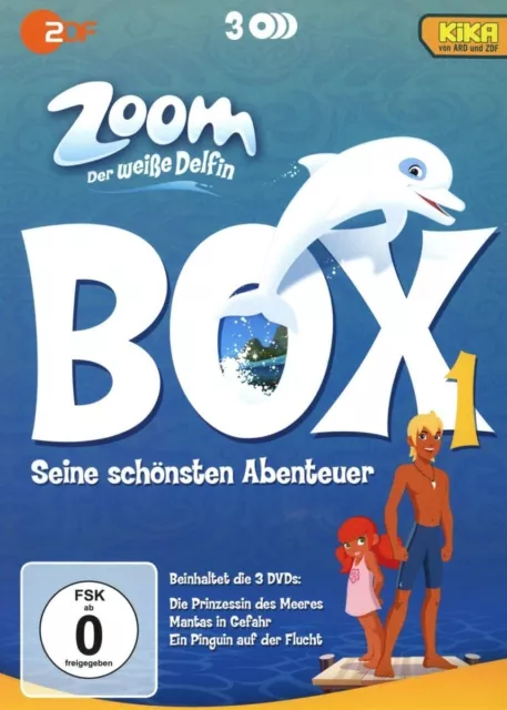 3 DVDs *  ZOOM - DER WEIßE DELFIN - BOX 1 # NEU OVP &B