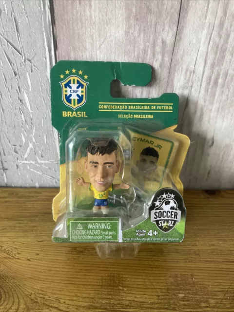 SoccerStarz Brazil Neymar Jr Home Kit 2014 Unopened 