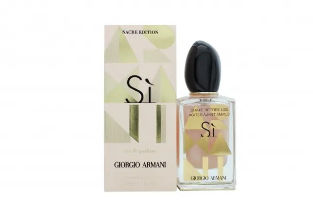 Giorgio Armani Sì Nacre Edition Eau De Parfum Edp - Women's For Her. New
