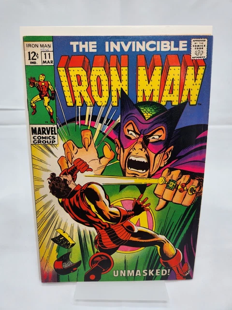 The Invincible Iron Man 11 1969 Silver Age Marvel Comic Book