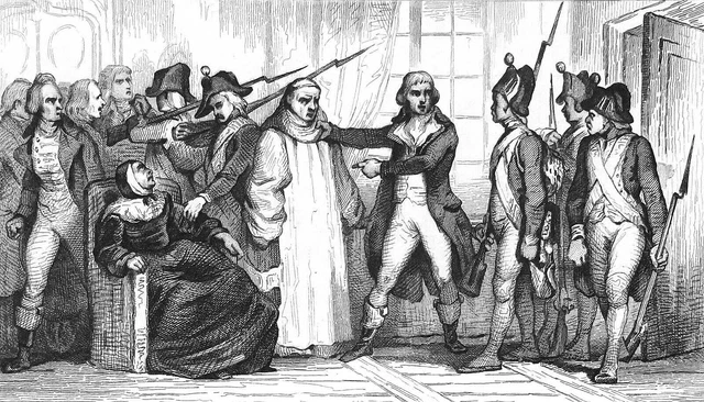 ARRESTATION DE LA SECTE de Catherine THEOT (Rvolution Franaise) - Gravure  19e EUR 25,00 - PicClick FR