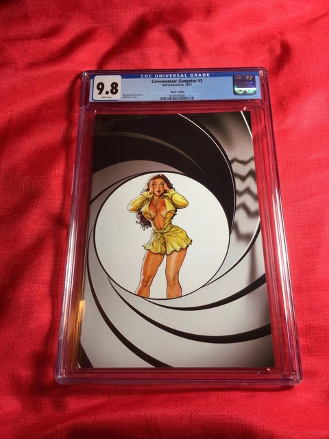 Cavewoman: Gangster #3  12/12  “Budd Root”  Virgin 007 Edition  CGC  9.8