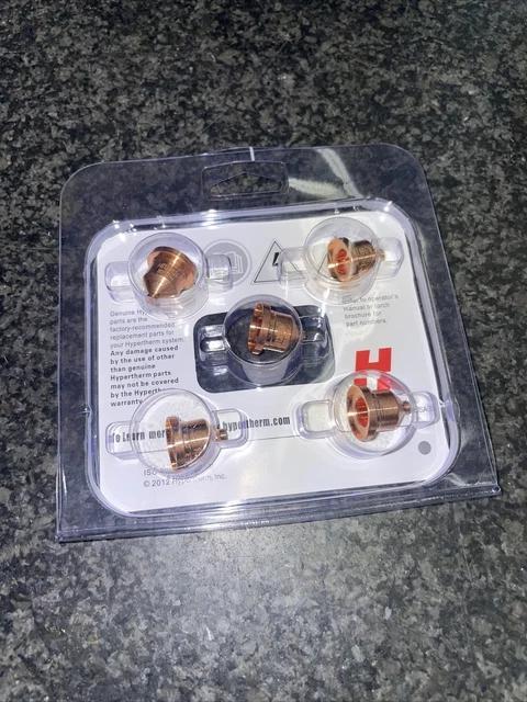 Hypertherm 120826 Powermax600 Shielded Nozzle 5/pk, Plasma Tips