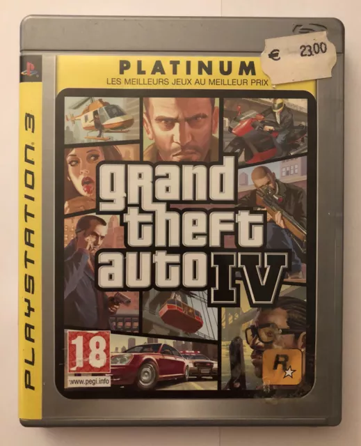 N284 Jeu Console Playstation 3 / Ps3 Version Fr : Grand Theft Auto Iv @ Gta
