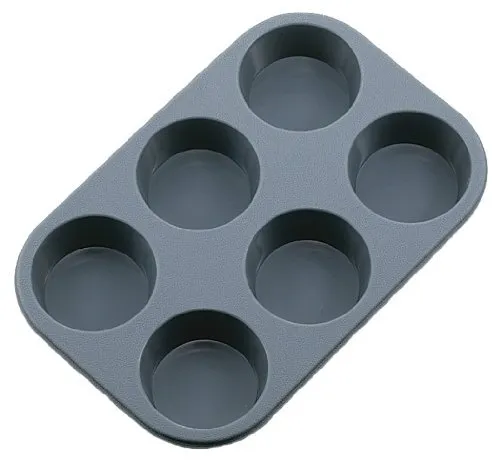 Sato Metal Industry SALUS Dolce Silicone Muffin Type 6 Pieces 3x17.5x26.5cm