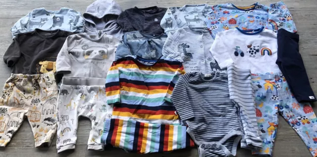 Baby Boy NEXT Clothes Bundle 0-3/3-6 Months - Safari/Farm Animals