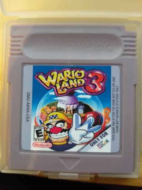 Notice De Jeu Gameboy Color Wario Land 3 - Version Française - En Bon état, Idéale Pour Collectionneurs