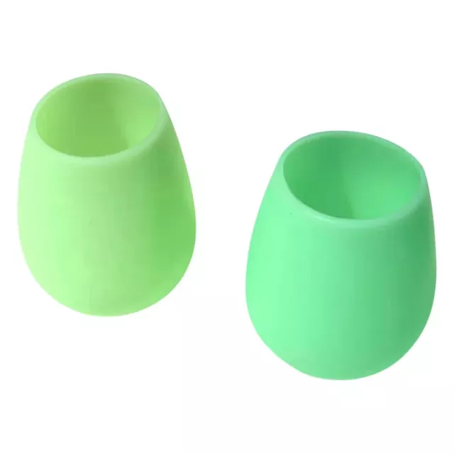 Unbreakable Silicone Wine Glass Foldable Beer Outdoor Set of Travel Camping Cups