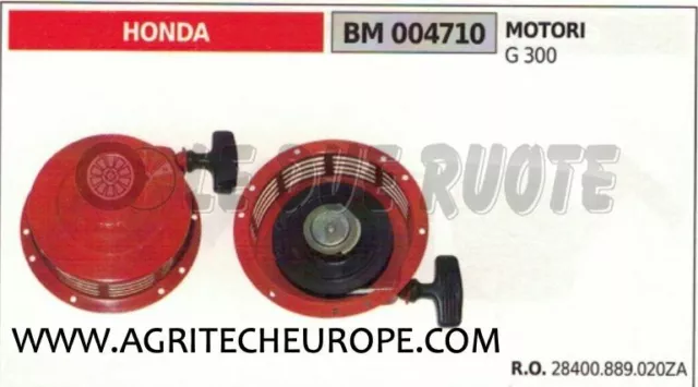 28400889W020ZA Carter Start Verstärker Komplett Motor Honda G