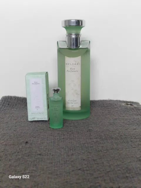 Bvlgari *Eau Parfumee au the vert*, 150 ml EdC + 5 ml Miniatur