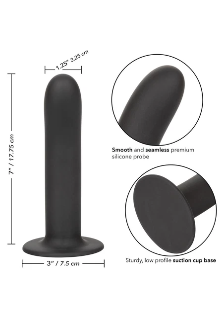 Consolador anal suave del consolador del silicón vaginal usable del enchufe...