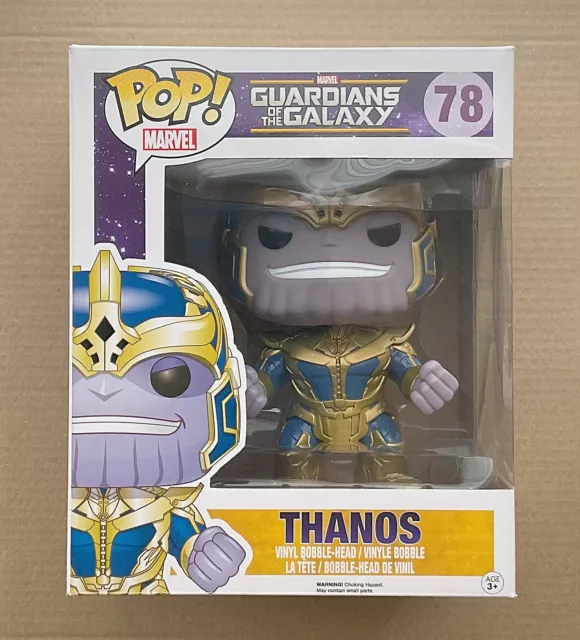 Funko Pop Marvel Guardians of the Galaxy Thanos 6" #78 + kostenloser Schutz