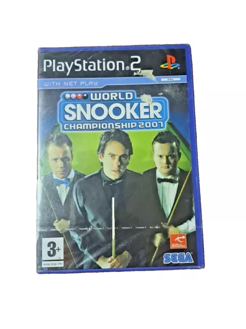 World Snooker Championship 2007 PS2 Cleaned Tested Working With Manual