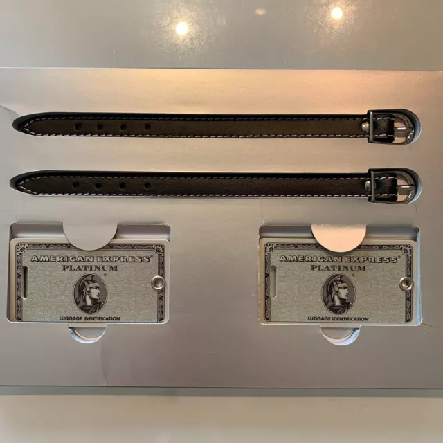 Amex Platinum Promotional Giveaway Luggage Tag Nameplate