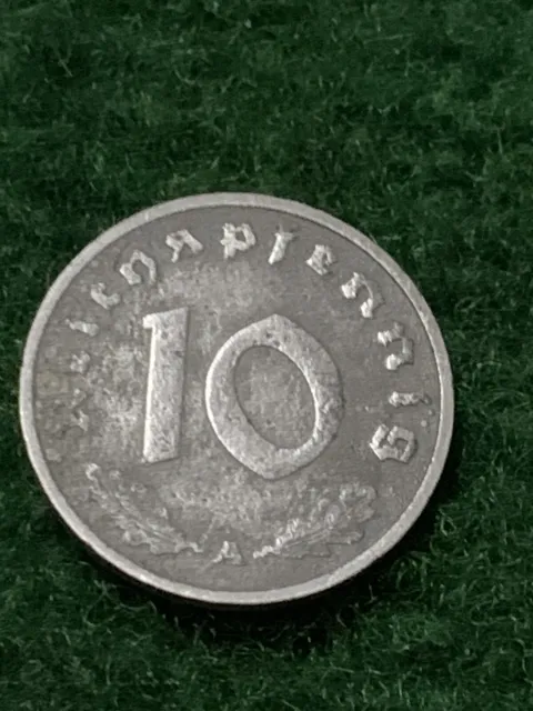 10 Reichspfennig 1943 Prägestätte A stempelglanz Drittes Reich