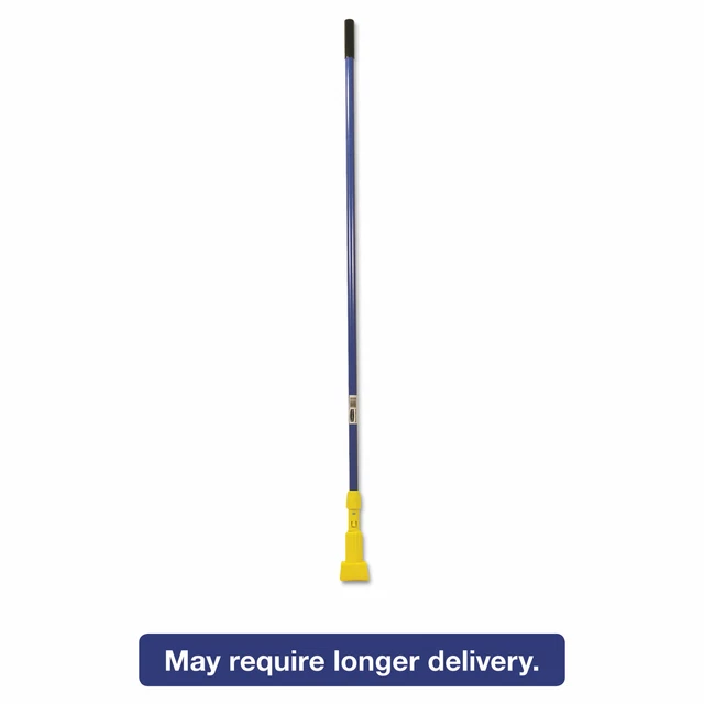 Rubbermaid Commercial Gripper Fiberglass Mop Handle 60" Blue/Yellow H246BLU