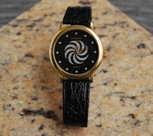 Montre Femme Vintage Luc Desroches - Quartz - État D'origine - Non Testée