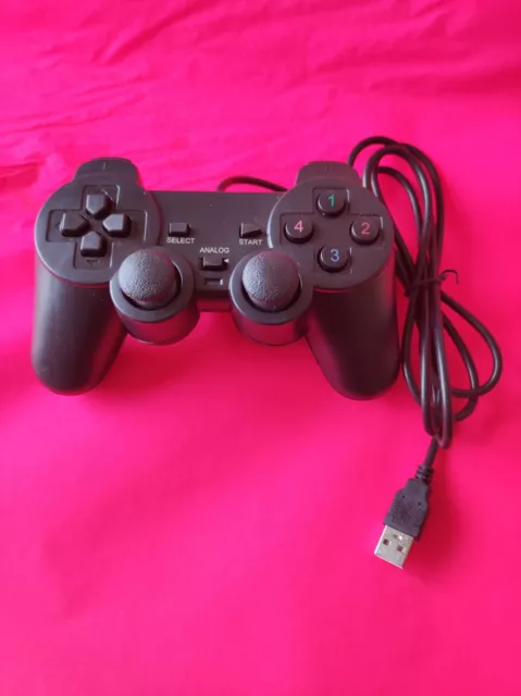 manette filaire pour console sony playstation ps3 / ps4 / pc 