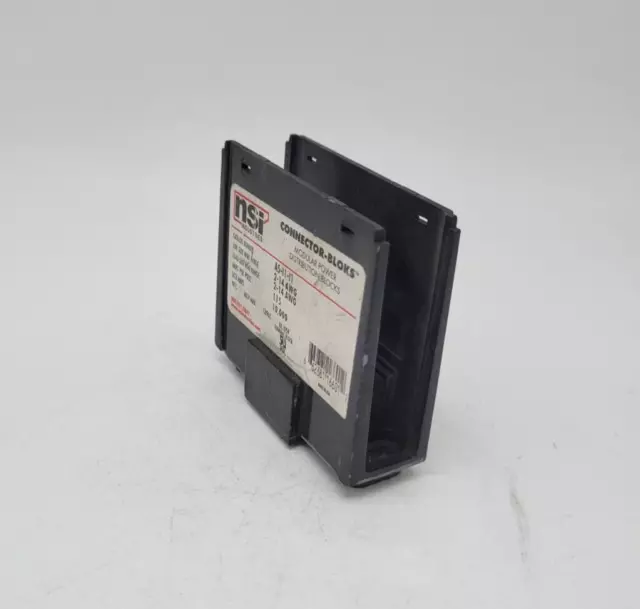 NSI AS-I1-I1 Modular Power Distribution Block 115A 600V 2-14AWG Terminal CU9AL