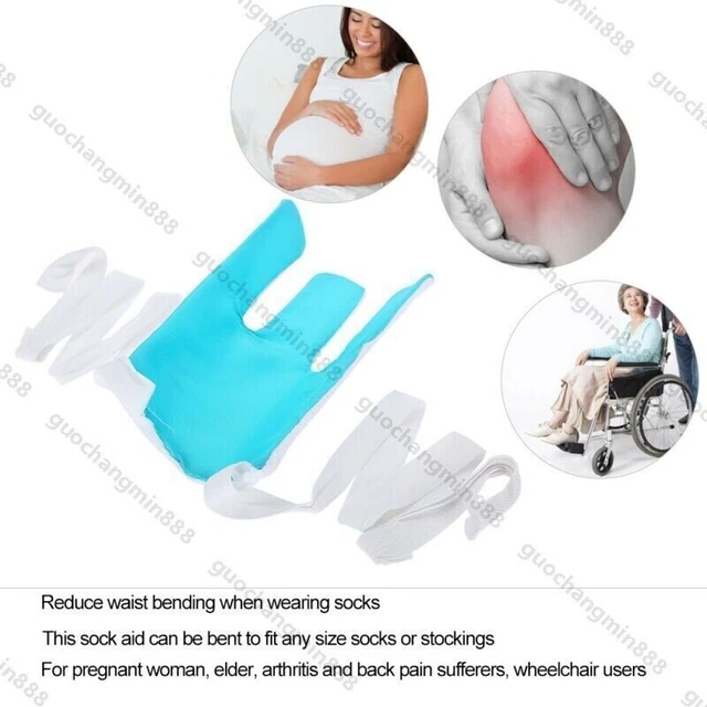 Sockenanzieher Frottee Anziehhilfe Strumpfanziehilfe Strumpfanzieher Socken C