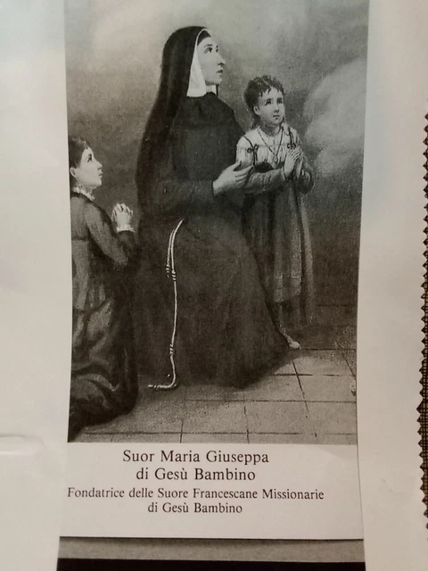 lettera storica 1862 autografa suor maria giuseppa di gesù