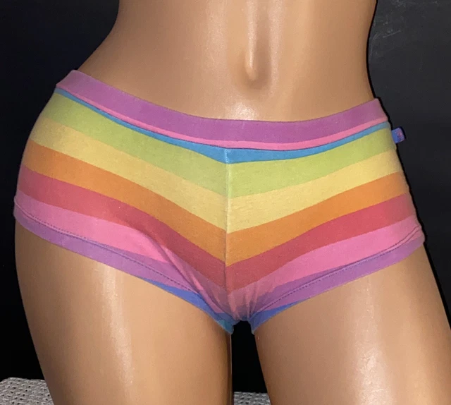L.E.I Stripes  M Cotton Hipster  Bikini  Underwear Panties