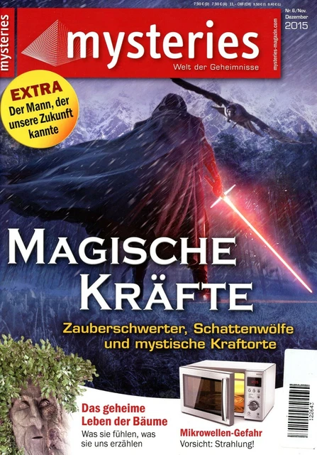Zeitschrift MYSTERIES Nr. 6_2015, Magische Kräfte; Bäume; Mikrowelle, Chia-Samen