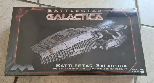 Battlestar Galactica / Kampfstern Galactica Modellbausatz Moebius 1:4105 Scale