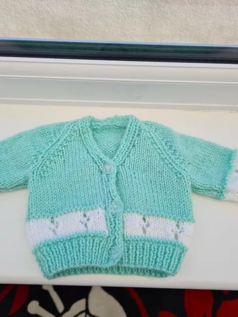 hand knitted baby cardigans