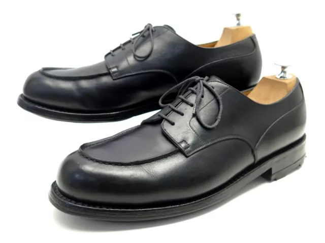 Chaussures Jm Weston Golf 641 Derby 11.5D 45.5 En Cuir Noir Leather Shoes 850€