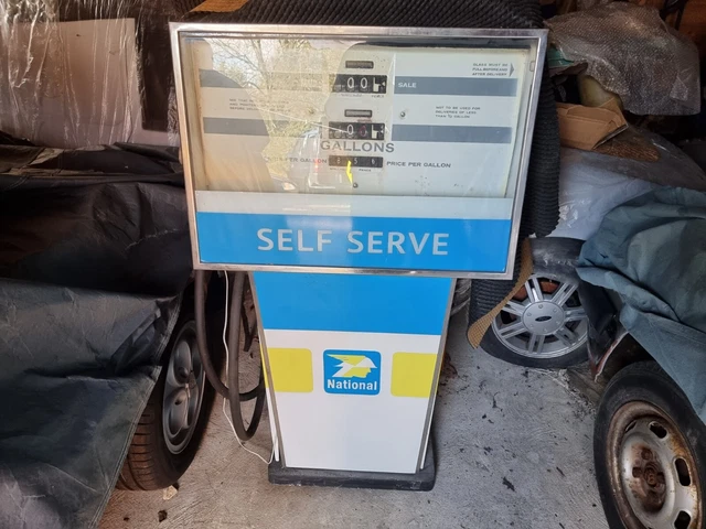 vintage petrol pump garage forecourt old mancave