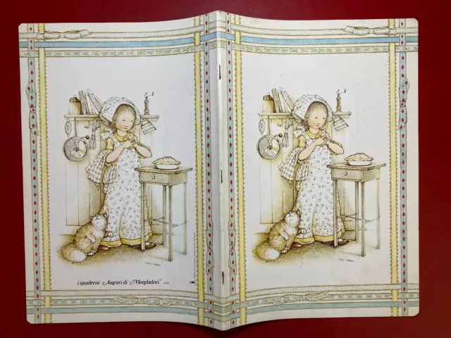 HOLLY HOBBIE Maxi Quaderno Quadernone scuola A4 quadretti Mondadori (1976)