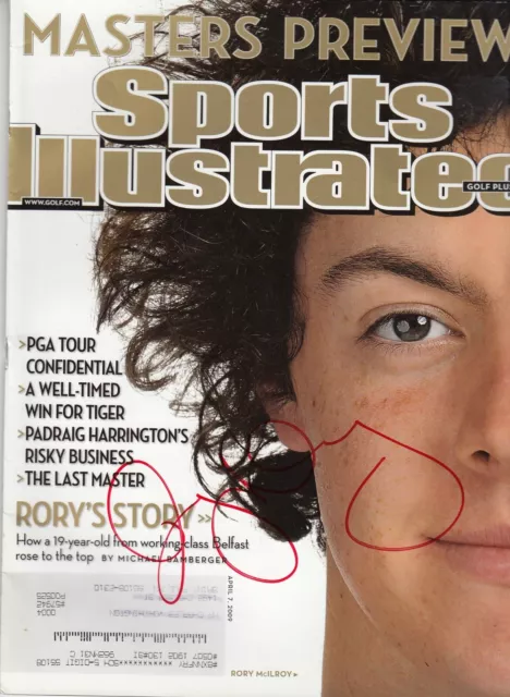 PGA Golf Star Rory McIlroy Signed Autograph 2009 Sports Illustrated SI