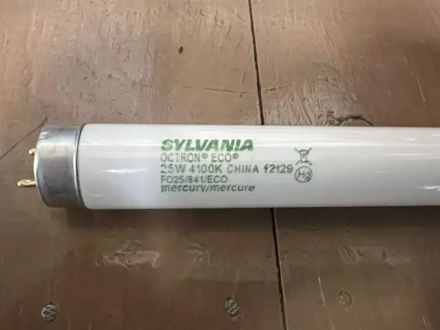 Sylvania 22143 FO25/841/ECO 25 Watt T8 Shaped 4100K Fluor. Tube 35.78"