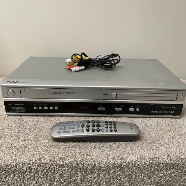 PHILIPS DVD VCR Combo DVP3050V VHS Player With Original Remote 80.00