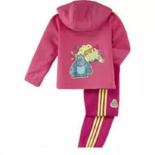 Adidas bambina rosa neonato set tuta bambino taglie 0-24 mesi