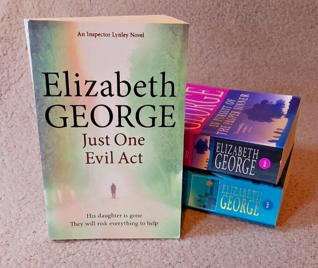 ELIZABETH 3 Book Bundle (Paperback) Just One Evil Act Used