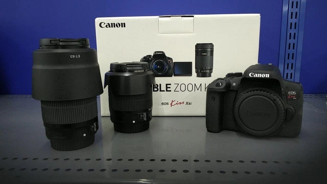 EOSKissX8i　DOUBLE ZOOMKIT　CANON CANON EOS KISS X8I Double Zoom Kit £548.92 - PicClick UK